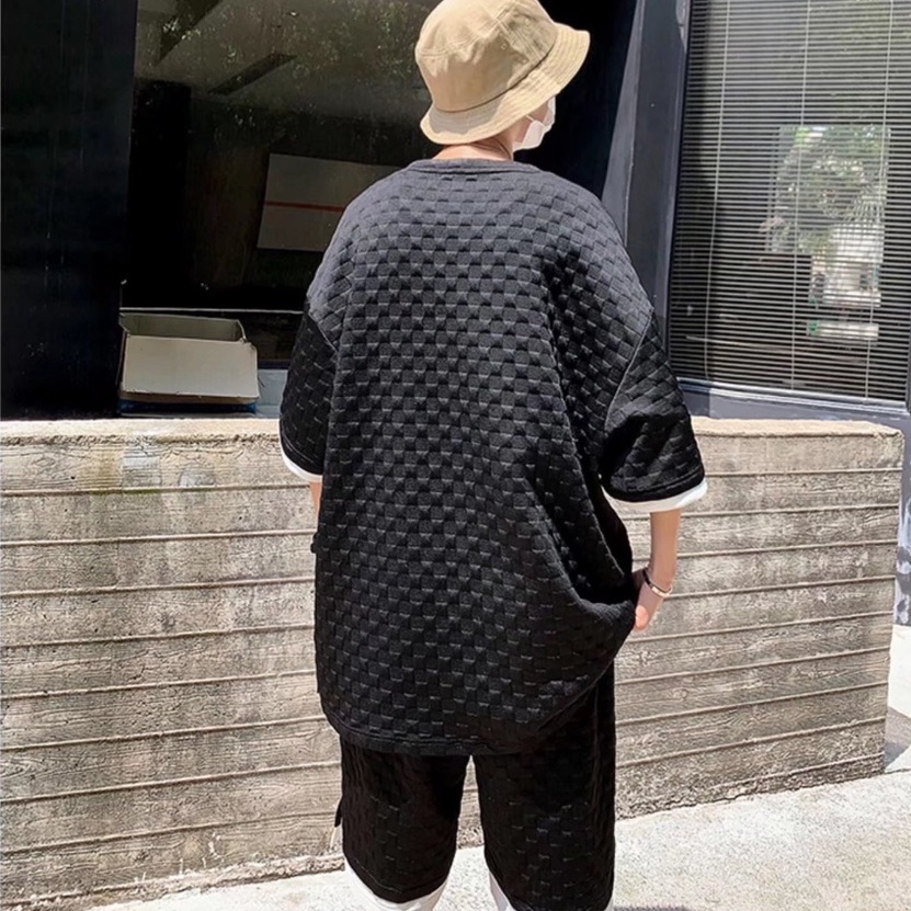 Set Đồ Thể Thao Màu Trơn đồ bộ nam Phong Cách Hàn Quốc bộ thể thao nữ Thời Trang bộ quần áo Nam Nữ