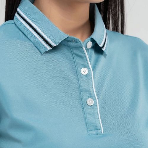 Áo thun polo nữ YODY phông tay ngắn, cổ bẻ vải Cotton, coolmax ,chuẩn form xuất xịn - APN3724