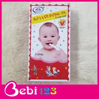 Set 5 hộp gạc rơ lưỡi vải đông fa cho bé