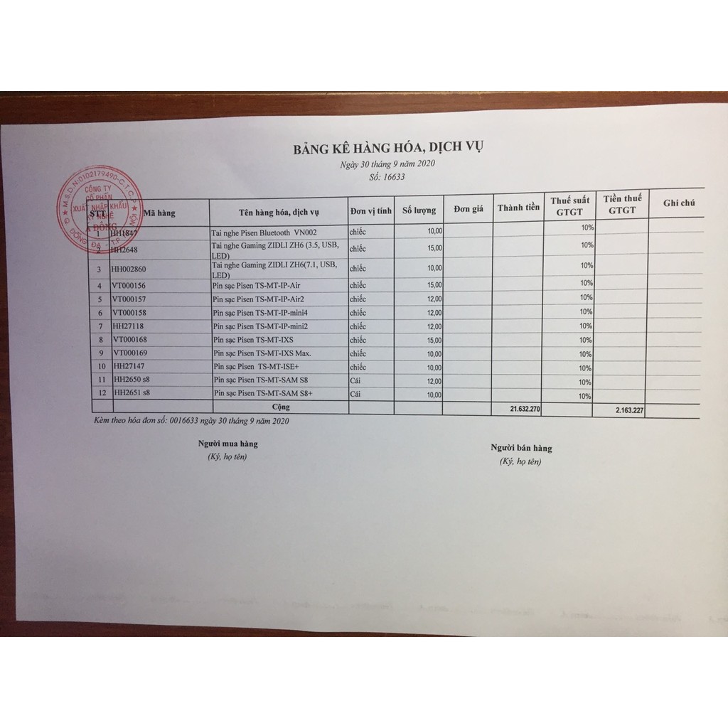 Pin Pisen iPad Air2 - 7340mAh - hàng chính hãng