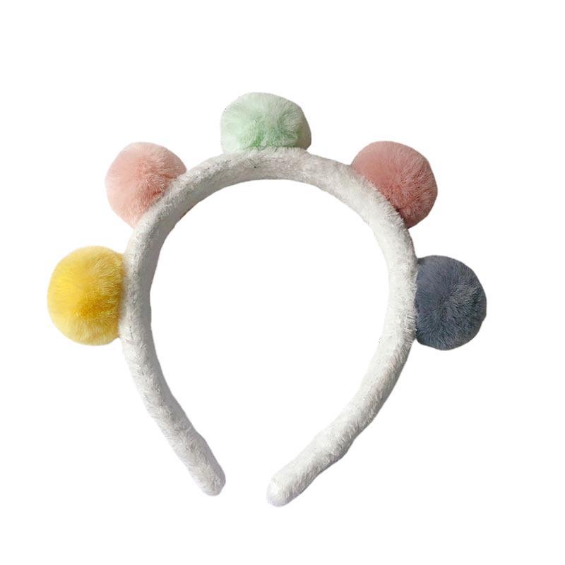 Băng Đô Đính Bóng Lông Nhiều Màu Sắc Phong Cách Hàn Quốc