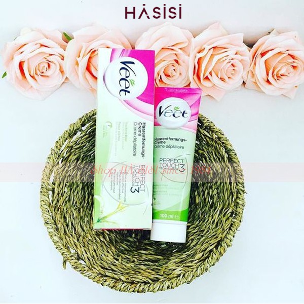 Kem Tẩy Lông Dành Cho Da Khô VEET PERFECT TOUCH 3  100g (Xanh Lá) | BigBuy360 - bigbuy360.vn