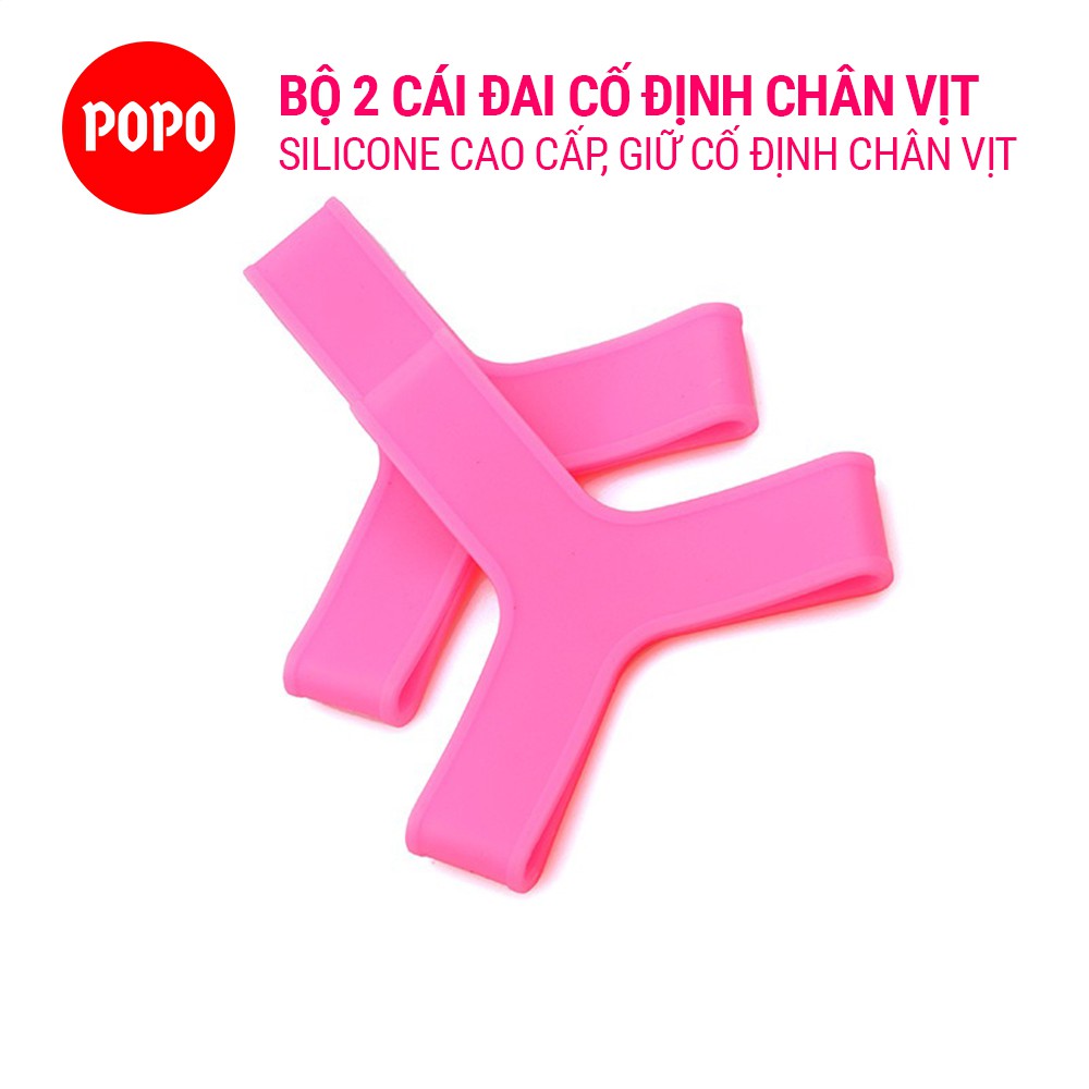 Bộ cố định chân nhái lặn biển 1141 phụ kiện chất liệu silicone giữ cố định chân vịt lặn biển chất liệu cao cấp POPO