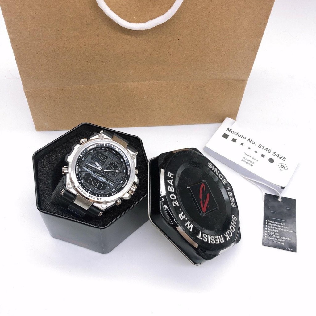 Đồng hồ nam Gshoch  MTG S1000 Original _ Chống nước 5ATM_Viền Thép không gỉ, Nam tính, Mạnh mẽ 55mm | BigBuy360 - bigbuy360.vn