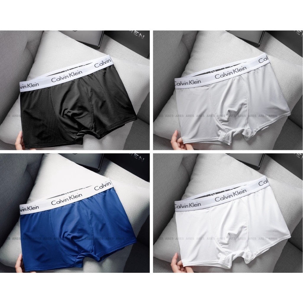 Quần lót nam , quần boxer nam nhiều màu chất thun lạnh mềm mịn siêu mát, thấm hút mồ hôi - CK - ARES SHOP