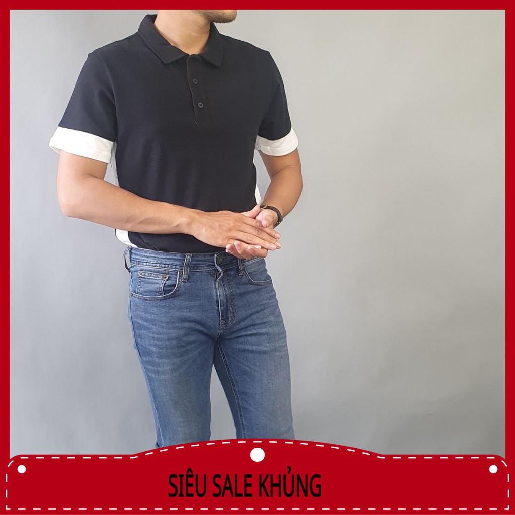 Áo Thun Nam Tay Ngắn | Áo Phông Nam Tay Lỡ Cổ Đứng Thời Trang Cao Cấp A02-04 ThaongaoShop