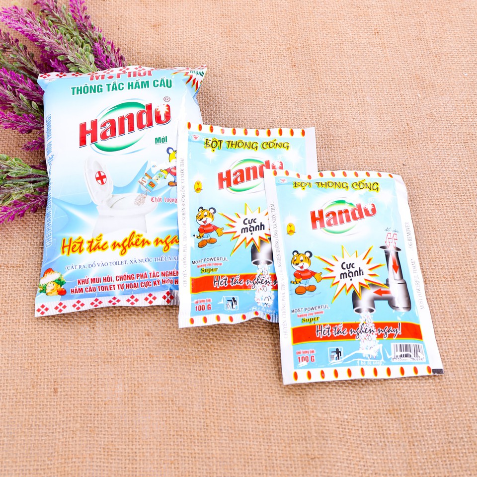 Bột thông cống  Hando 100g nội địa