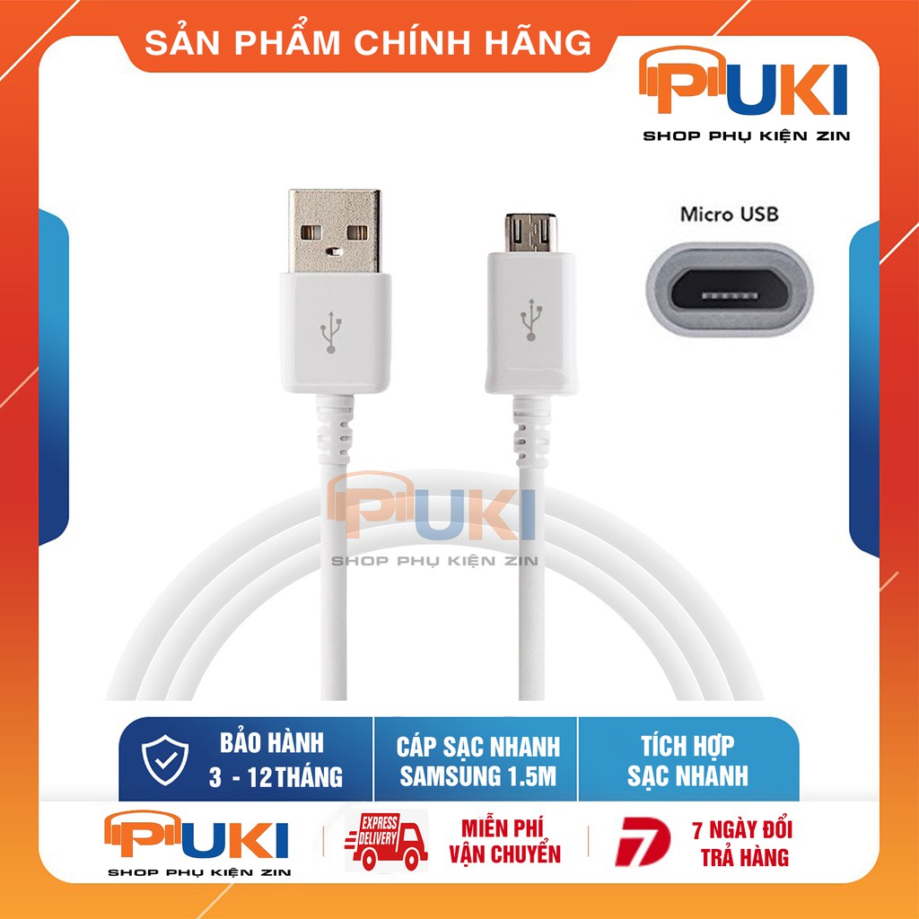 Cáp sạc nhanh samsung Note 4/note 5 / S6/S6e/S7/S7e xuất nhật hàn