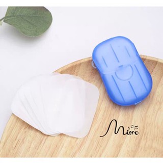Xà phòng giấy miếng, xà phòng khô du lịch bỏ túi,tiện lợi [Sẵn Hàng]