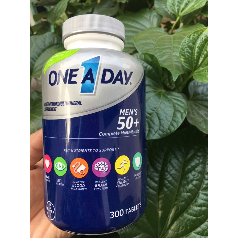 [nhập mỹ - date 08/22] Vitamin Tổng hợp Cho Nam Trên 50 Tuổi One A Day Men's Health Formula 50+ 300 Viên | Thế Giới Skin Care