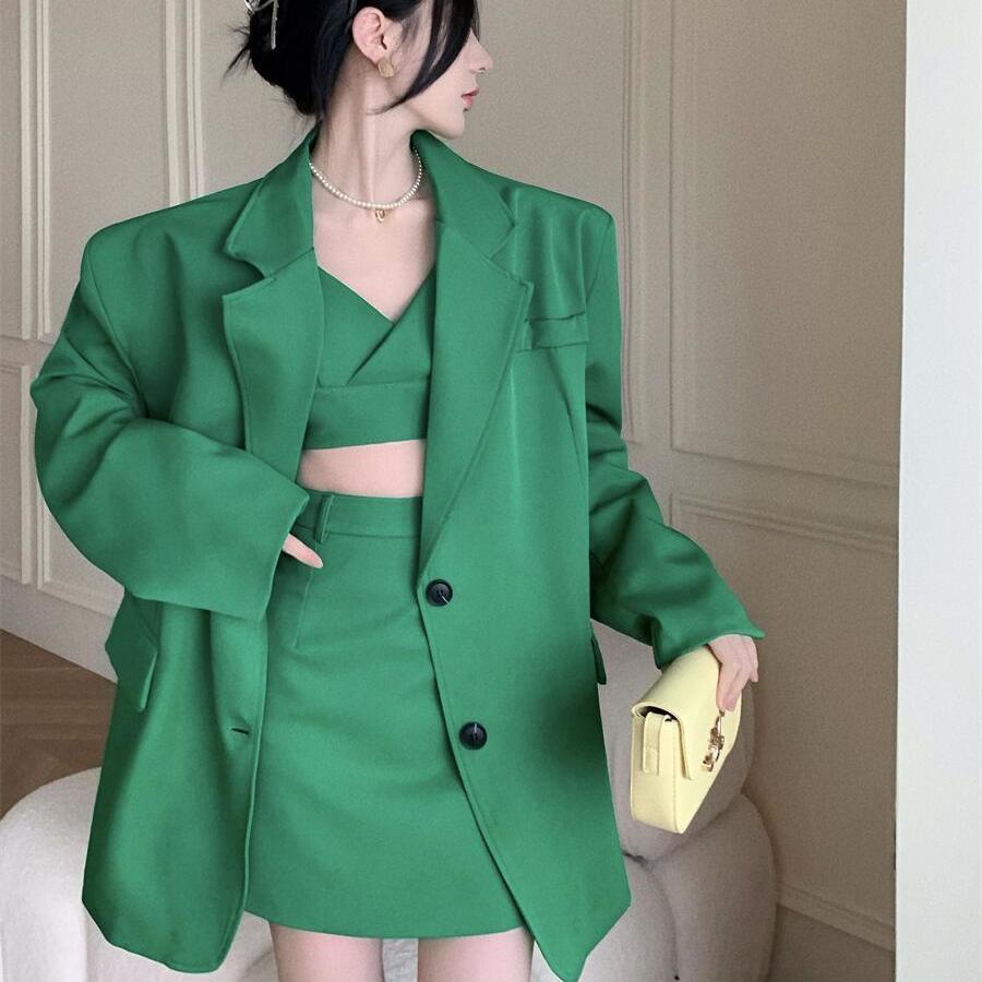 ❤️Áo Khoác Dáng Rộng Phong Cách Hàn Quốc Thời Trang Mùa Xuân Mới Cho Nữ