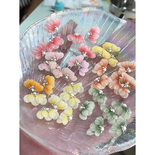 Phụ kiện nail- hoa bột- cúc nửa 03