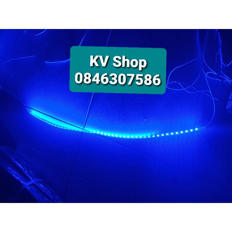 Dây đèn led 7 màu, đủ màu, dài 50cm gắn ô tô, xe máy ( Bảo Hành 3 Tháng )