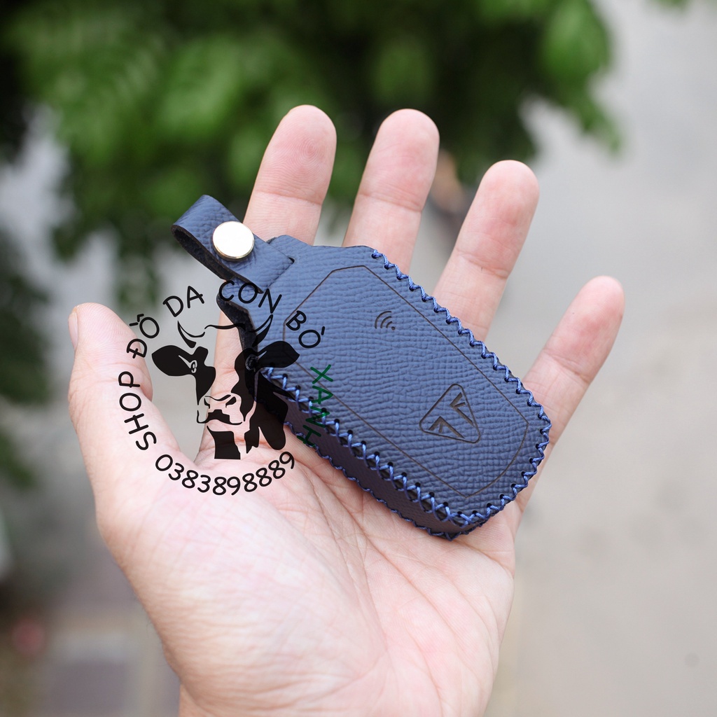 Bao Da Chìa Khóa Remote điều khiển Triumph Speed Triple RS handmade da thật