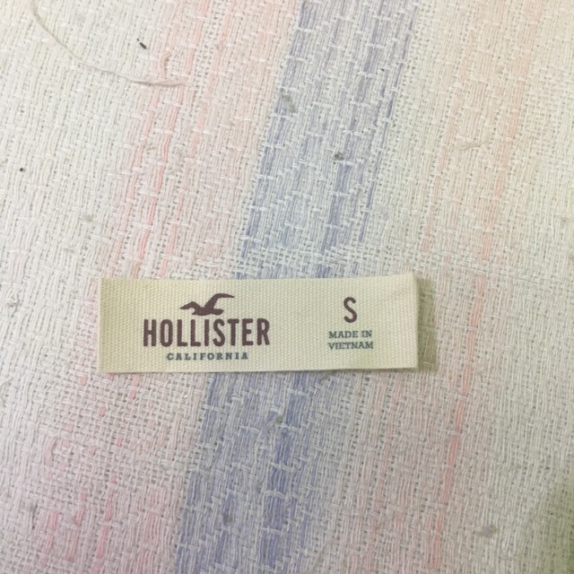 20 Nhãn Vải Chính Cổ Áo Hiệu Hollister Các Loại Hàng Công Ty | BigBuy360 - bigbuy360.vn