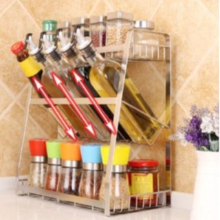 Kệ gia vị 3 tầng Inox 304 Nanichino cao cấp