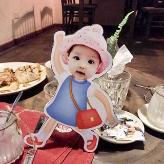 Chibi cho bé trăng trí sinh nhật