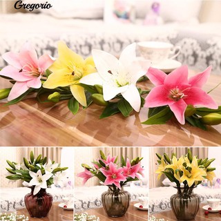 Nhánh hoa lyly gỉa trang trí tiệc