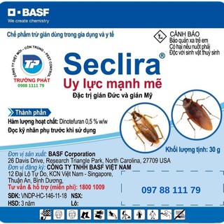 thuốc diệt gián đức Seclira