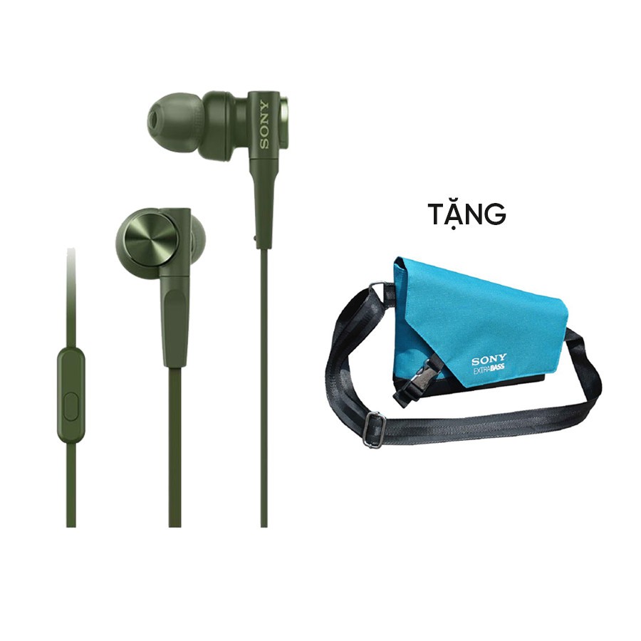 [Mã 267ELSALE hoàn 7% đơn 300K] Tai Nghe Nhét Tai Sony ExtraBass MDR-XB55AP Chính Hãng