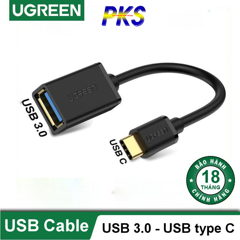 Cáp OTG USB Type C to USB 3.0 cao cấp Ugreen - Hàng chính hãng