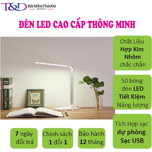 💎𝑭𝑹𝑬𝑬𝑺𝑯𝑰𝑷💎Đèn Bàn Học Đọc Sách, Làm Việc (Học Sinh, Sinh Viên, Văn Phòng) LED Chống Cận, Cảm Ứng Nhôm Cao Cấp eLights