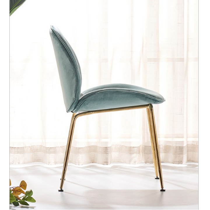 Ghế Bàn Trang Điểm Chân Mạ Vàng - Ghế Ăn, Làm Việc Đẹp