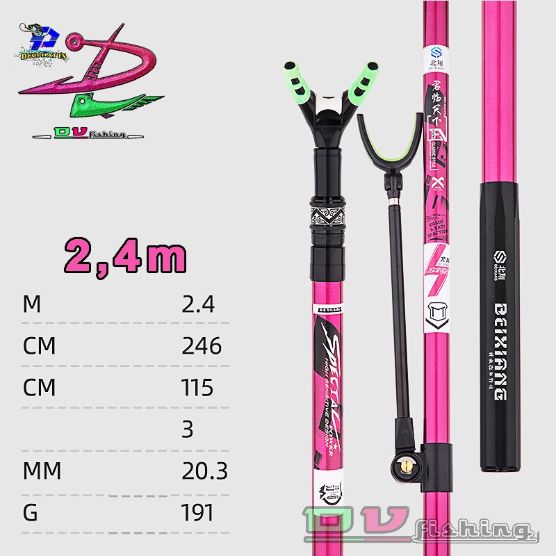 Gác Cần Câu Đài,Chống Cần Câu Tay Carbon cao cấp BENXIANG