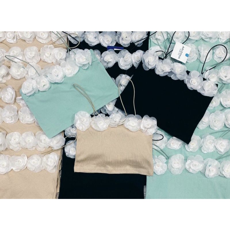 Áo 2 dây họa tiết phối lưới siêu hot sang chảnh ,Áo hai dây lưới ôm ngực hai màu đi biển, bar cực xinhUK