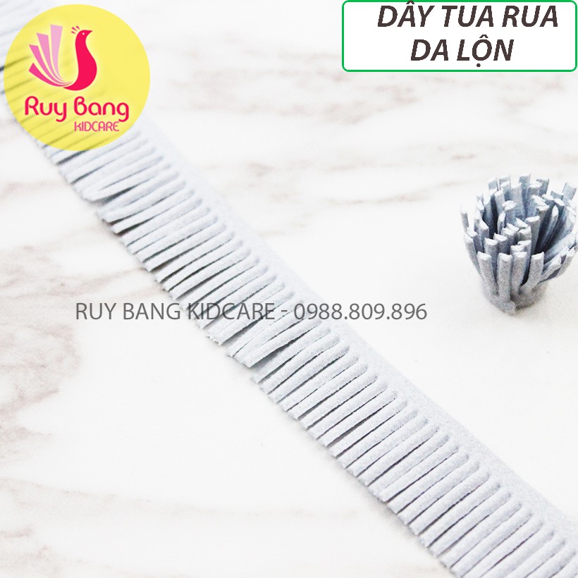 Dây da lộn tua rua