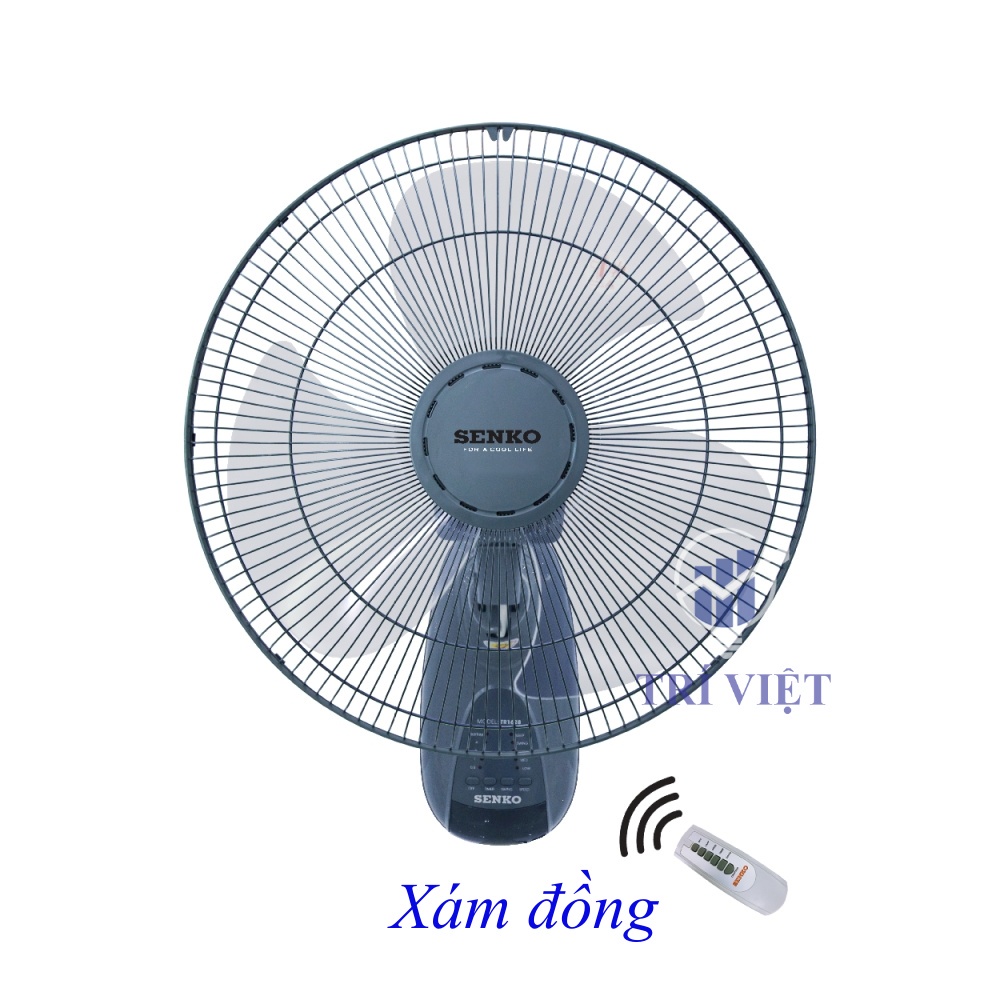 Quạt treo treo tường điều khiển từ xa(remote) Senko TR1628 thay thế TR828