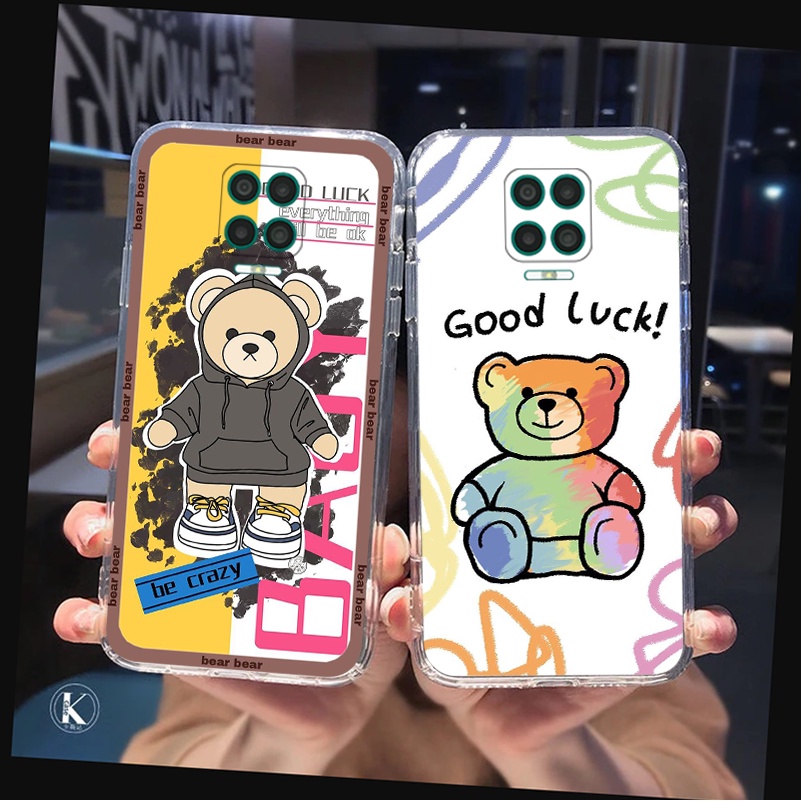 Ốp lưng Vsmart Aris - Vsmart Aris Pro bảo vệ cam in hình gấu cực cute