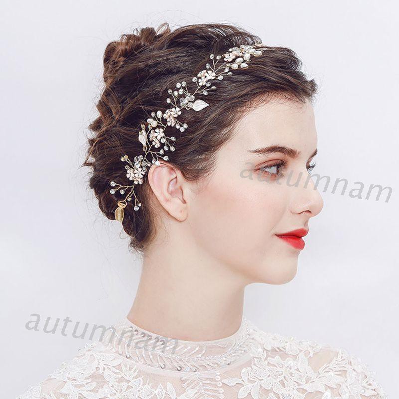 Cài Tóc Công Chúa Đính Đá Lấp Lánh Sang Trọng Cho Cô Dâu