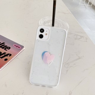 Ốp điện thoại hình trái tim màu hồng chống rơi cho Iphone 11 11Pro 11Promax X Xs Xsmax Xr 7 8PLus SE 4.7inch 5.5inch