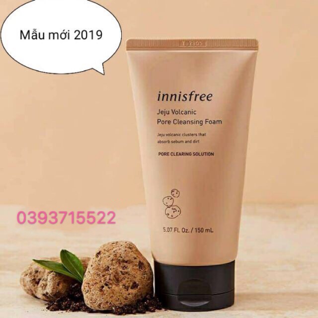 🔥Sữa rửa mặt Innisfree tro núi lửa