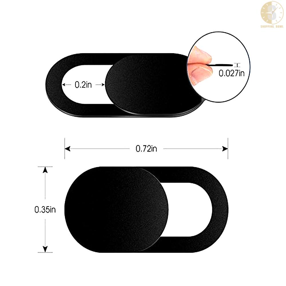 Set 3 Vỏ Bọc Webcam Siêu Mỏng Màu Trắng Chất Lượng Cao Bảo Vệ Riêng Tư Cho Laptop / Máy Tính Bảng | BigBuy360 - bigbuy360.vn