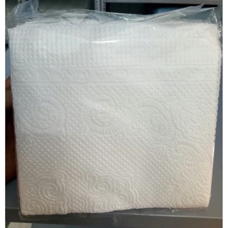 Khăn Giấy Vuông Hoa Mai - Khăn Giấy Ăn 30x30cm, Gấp 4 Cạnh, Xuất Xứ Việt Nam, Gói Giấy To Dày
