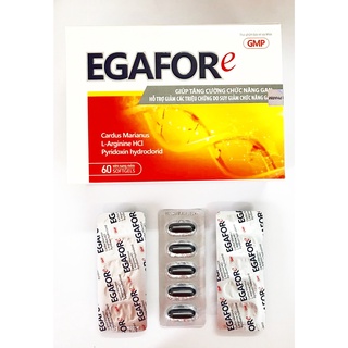 Viên uống EGAFORE - giúp tăng cường chức năng gan, hỗ trợ giảm các triệu chứng do suy giảm chức năng