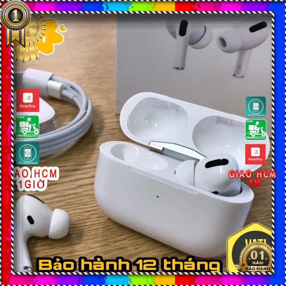 Airpods Pro TWS 1/1  , đổi tên , định vị , sạc không dây - Bảo hành 12 tháng