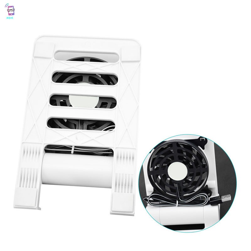 Giá đỡ điện thoại/máy tính bảng mini tích hợp quạt tản nhiệt thích hợp cho iPhone iPad Laptops