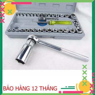 (sỉ) Bộ khẩu thông minh mở siết ốc và bugi 40 chi tiết