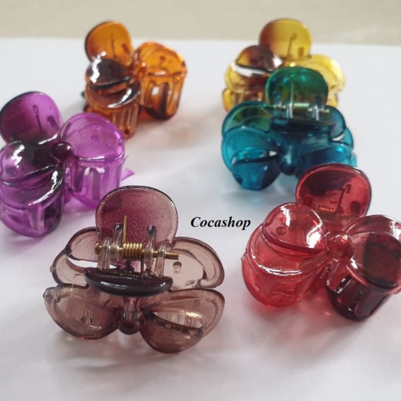 &lt;&lt;SIÊU RẺ&gt;&gt;BỘ 12 CÁI GẤP TÓC MÁI GẤP NỮA TÓC TRONG MÀU HÌNH NƠ CHO BẠN GÁI