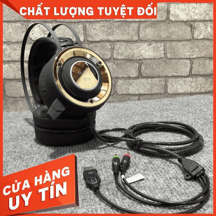 HÀNG CAO CẤP -  Tai nghe gaming G-NET H7S - Led đổi màu - Có Rung - Dùng được cho điện thoại - Bảo Hành 12 tháng  - Hàng