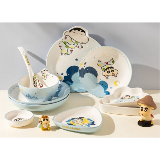Bộ bát đĩa DayDream Shin Chan cậu bé bút chì