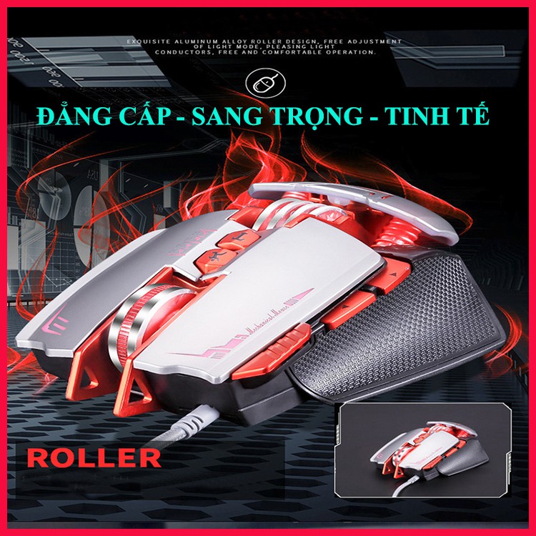 Chuột máy tính GAMING M9 CAO CẤP, DPI khủng 3200, 8 nút,con lăn kim loại chống trượt BH 24 THÁNG | BigBuy360 - bigbuy360.vn