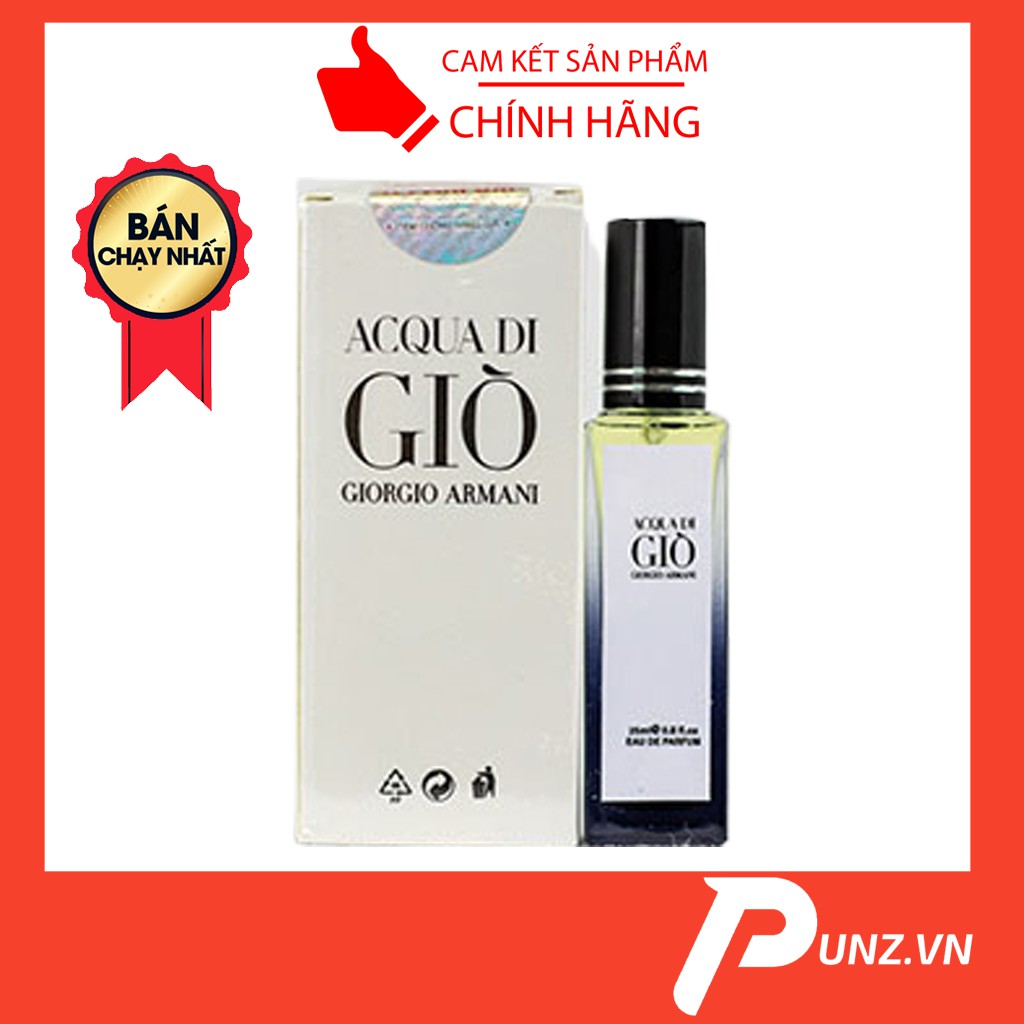 Nước Hoa Nam 𝐀𝐂𝐐𝐔𝐀 𝐃𝐈 𝐆𝐈𝐎̀ Chính Hãng Hparfum Xịt 25ml