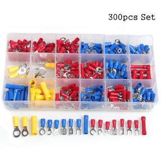 300 chiếc dây điện uốn thiết bị đầu cuối cách nhiệt terminator spade mông kết nối thiết bị đầu cuối bộ