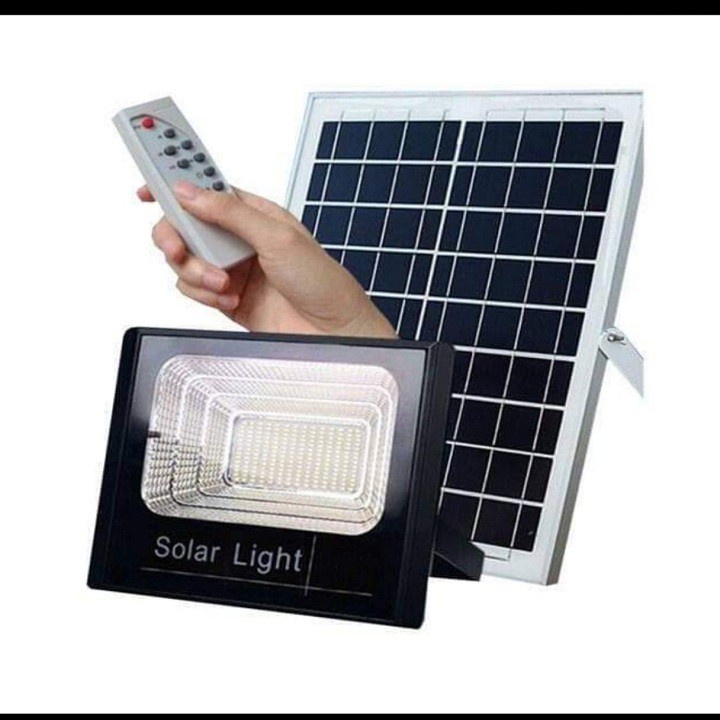 Đèn Pha ngoài trời LED Năng Lượng Mặt Trời chống nước Nhôm Liền Khối 50W,100W