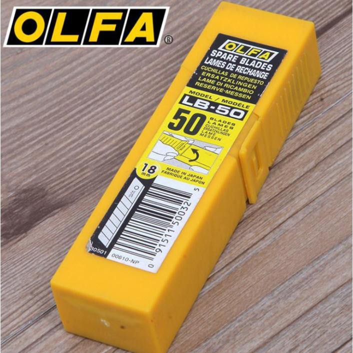 Lưỡi Dao Olfa LB-50 (50 Lưỡi / Hộp)