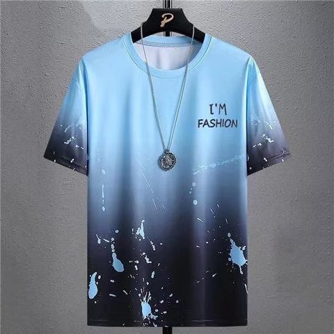Bộ Áo Thun + Quần Dài Thể Thao In Họa Tiết Phong Cách Hip Hop Thời Trang Mùa Hè Cho Nam Cỡ M-5XL